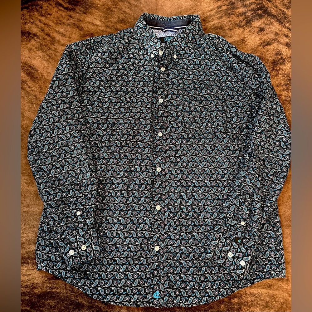 Cody James Paisley Button Down - Size L